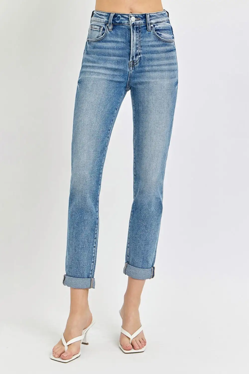 Easy High Waist Denim Jeans