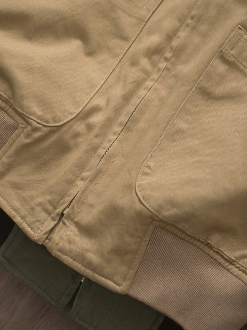 Men's Fleece Lined Wool Blend Casual Jacket