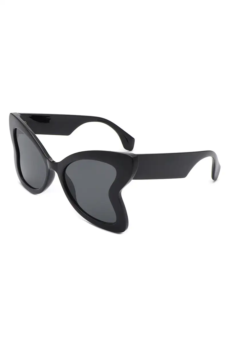 Cat Eye Butterfly Frame Sunglasses