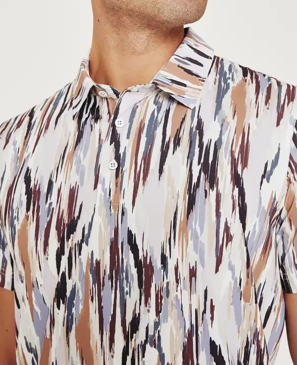 Men's Short Sleeve Stretch Polo Shirt