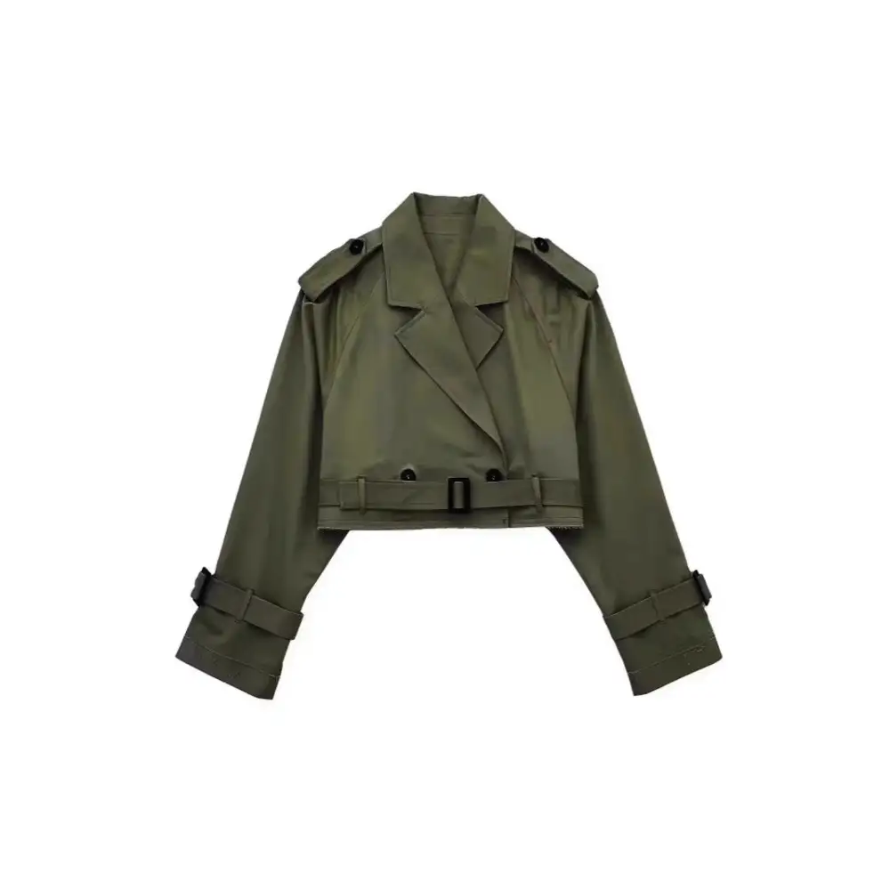 Refined Patch Pocket Trench Coat