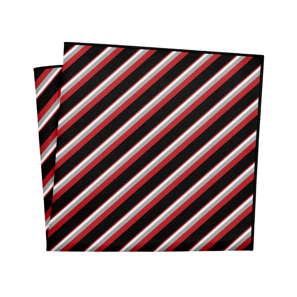 Distinctive Elegant Striped Pocket Square