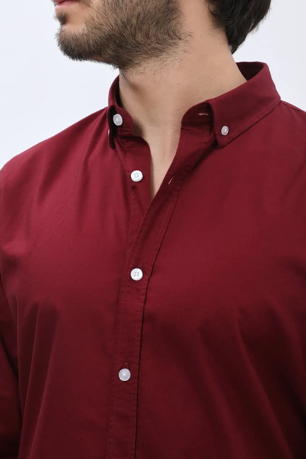 Relaxed Day Oxford Long Sleeve Cotton Men's Button Down Shirt