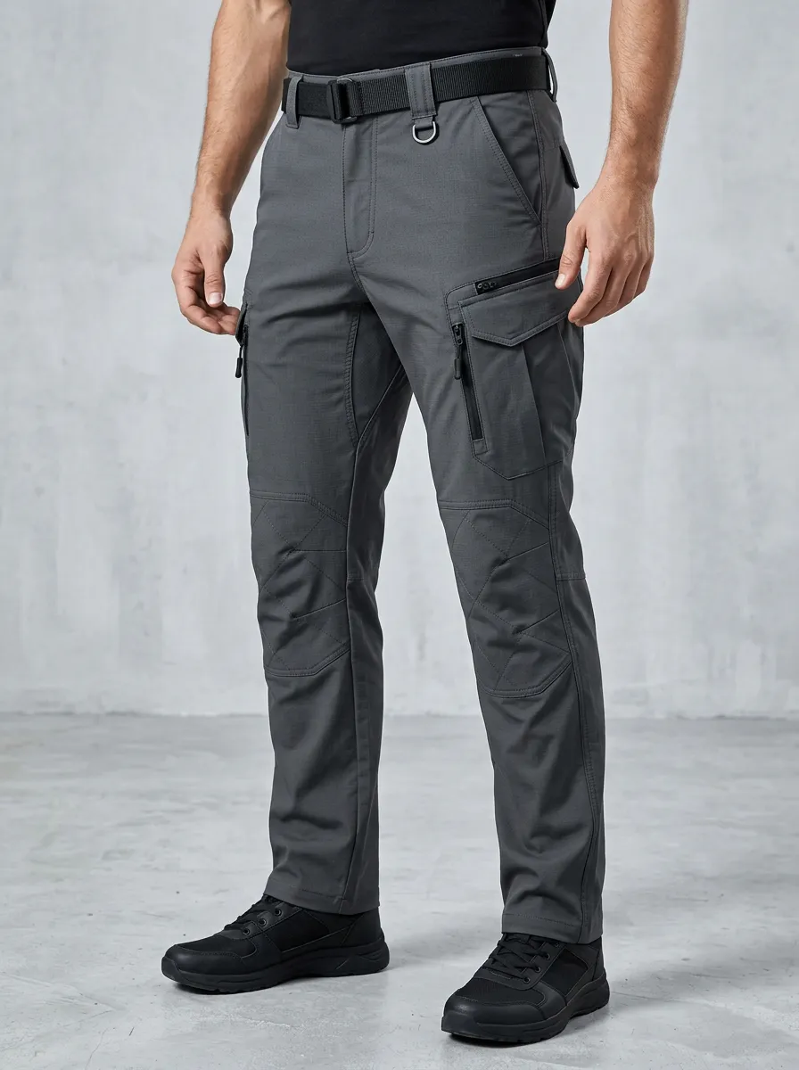 Functional-Look Tactical-Inspired Cargo Pants