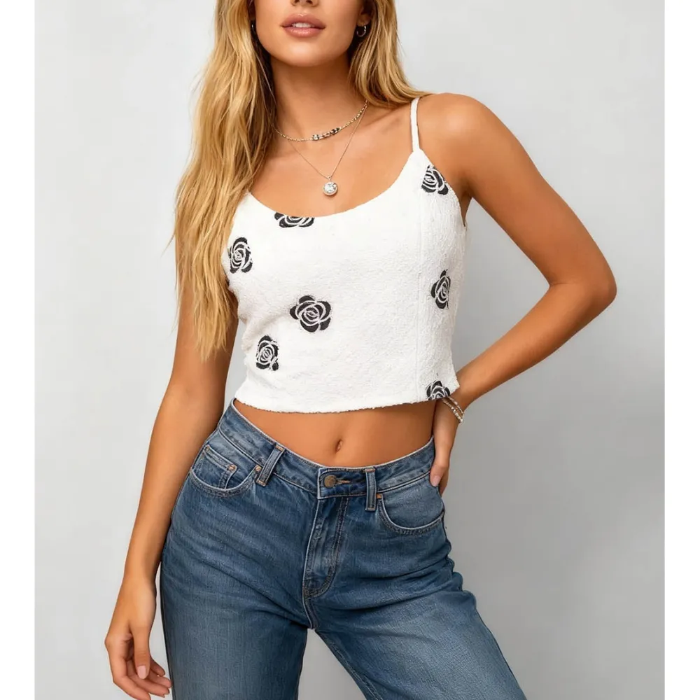 Corset Sequin Knit Cami Top