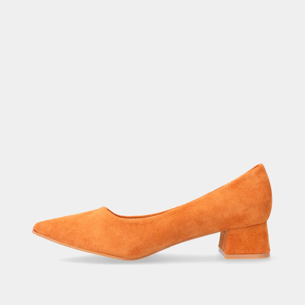 Refined Suede Effect Pumps