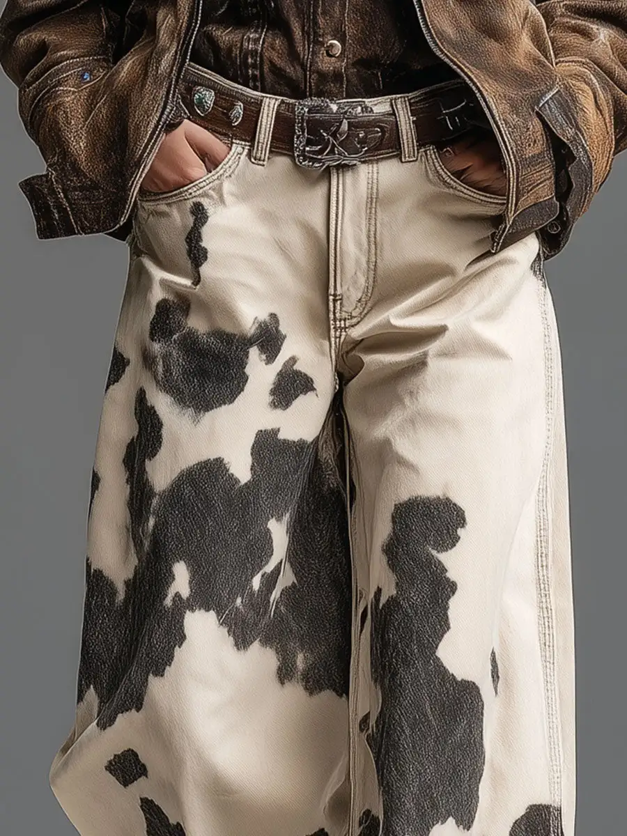 Western-Inspired Retro Boho Pants