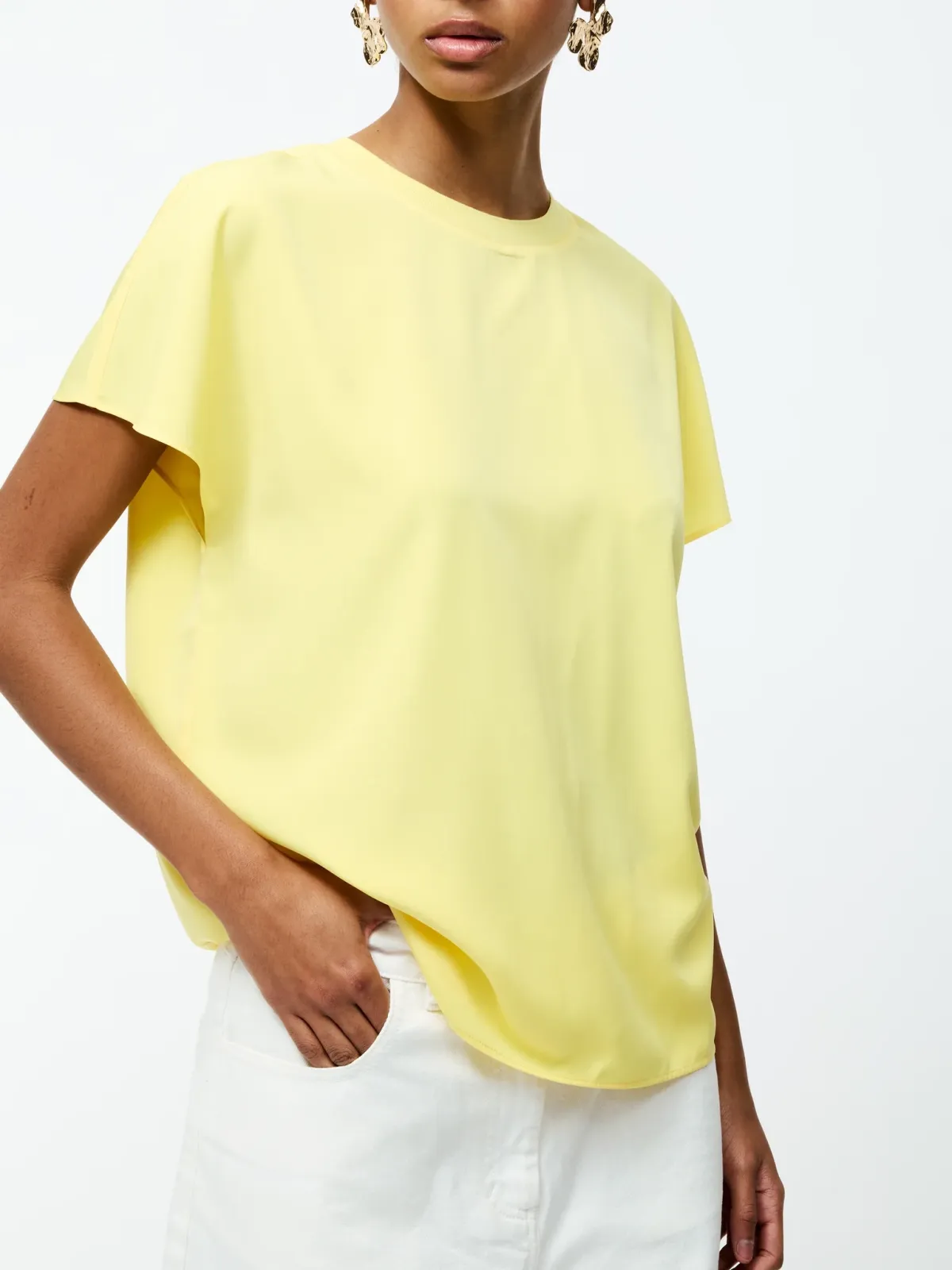 Basic Casual Versatile Short Sleeves