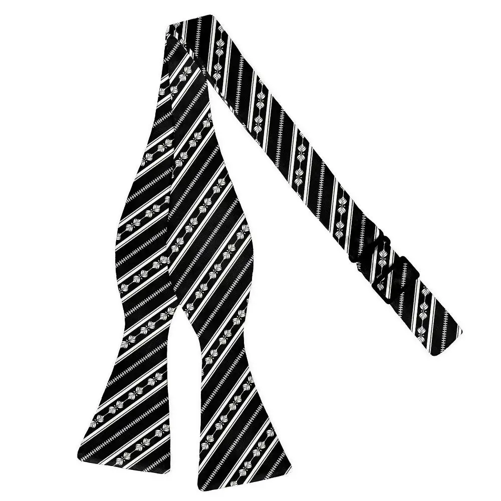 Elevated Striped Bow Tie