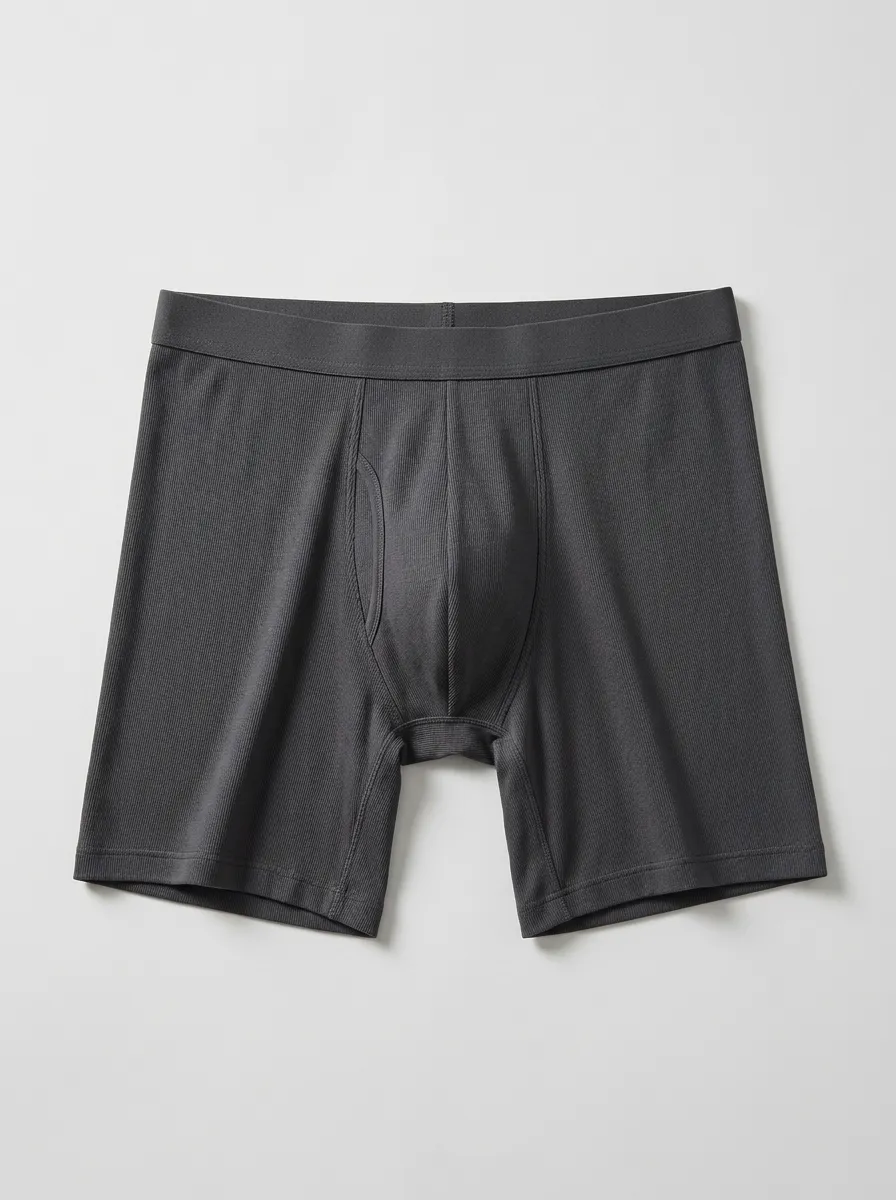 Men's Charcoal Tonal Waistband Boxer Briefs