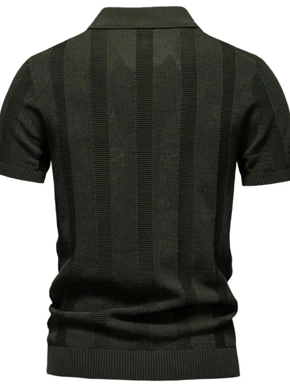 Loose Fit Short Sleeve Collared Polo Shirt