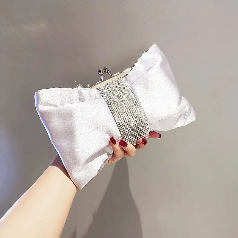 Bow Detail Clutch Bag