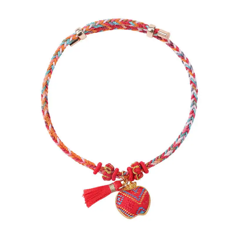 Song Brocade Gourd Tassel Braided Bracelet