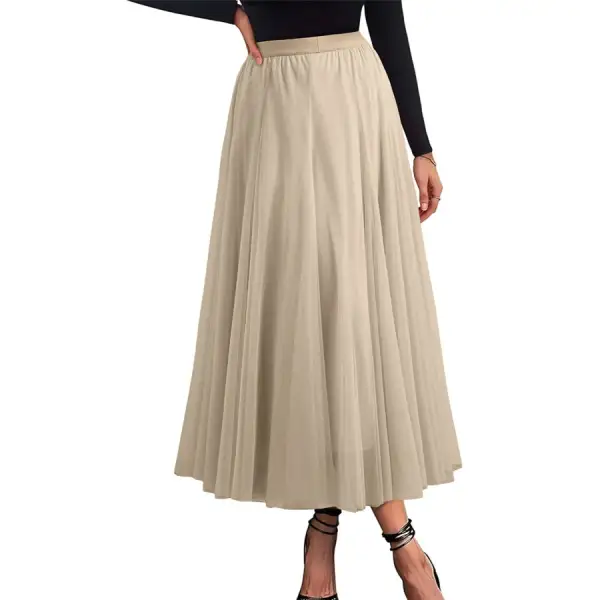 High-waisted Midi Skirt