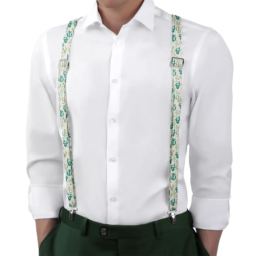 Cactus Party Theme Suspenders
