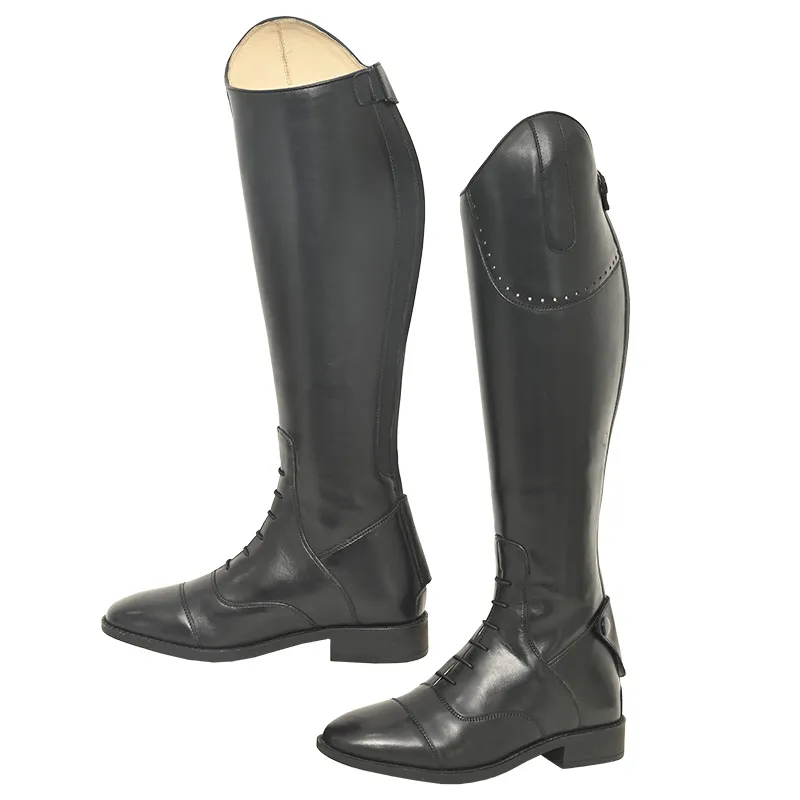 Rugged Rubber Sole Everyday Tall Riding Boots