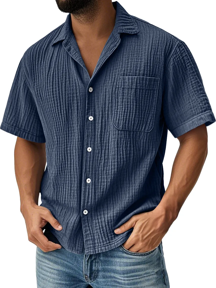 Modern Short Sleeve Pocket Shirt
