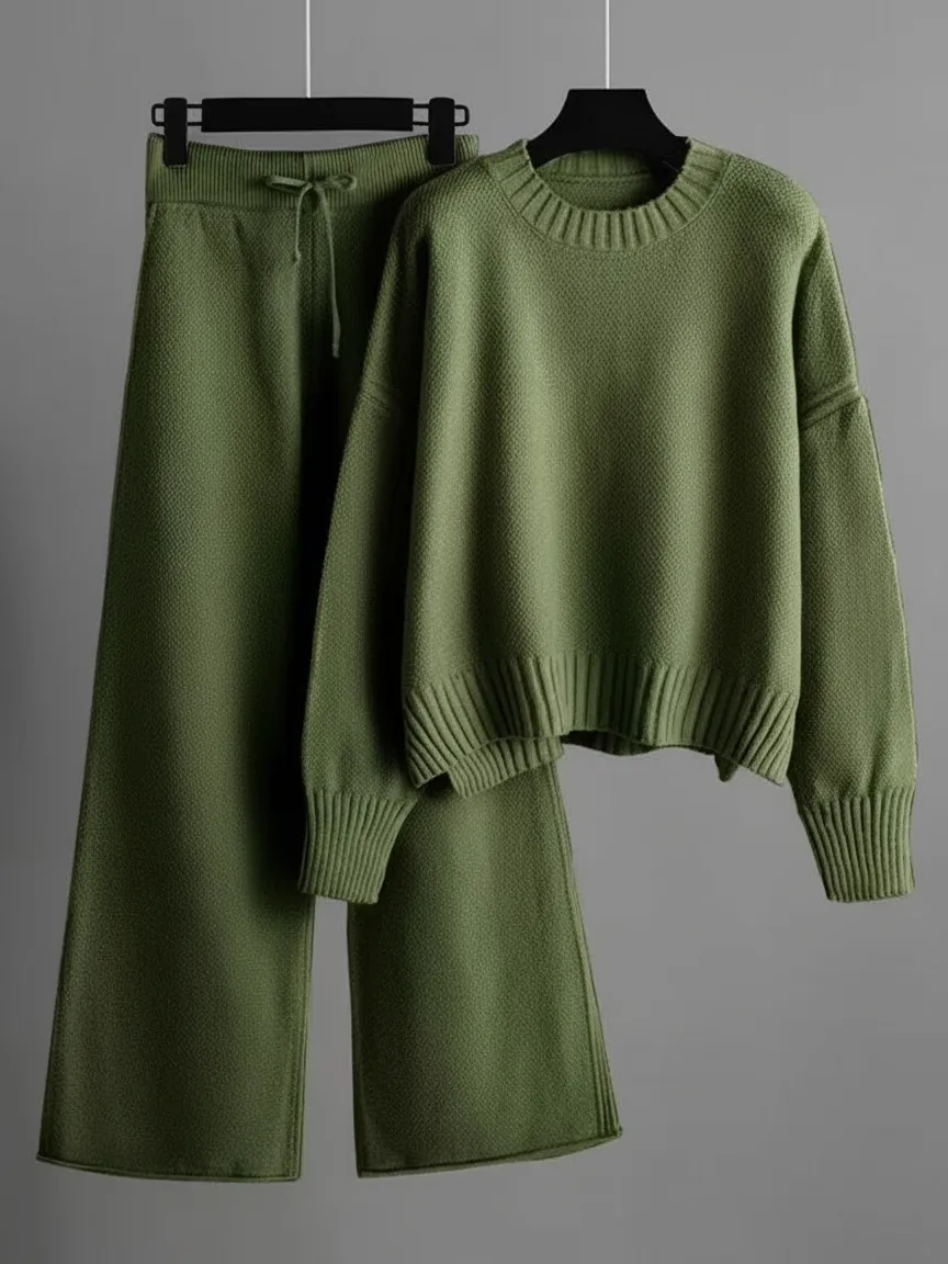 ⏰ LAST DAY SAVE 50% 💥 2025 Hot Sale Casual Soft Cashmere Sweater Suit