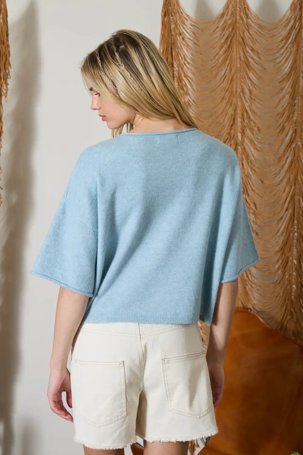 Raw Edge Boxy Cardigan