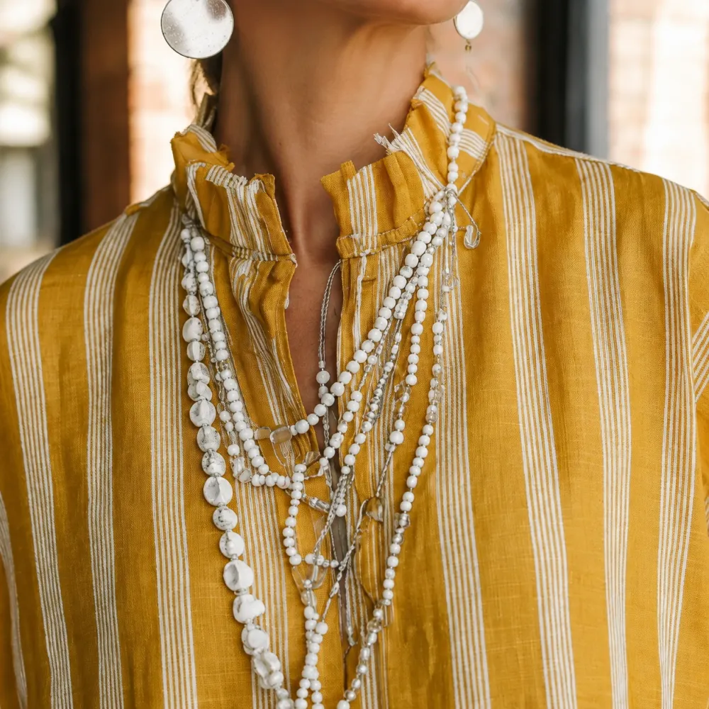 Ruffled Relaxed Blouse