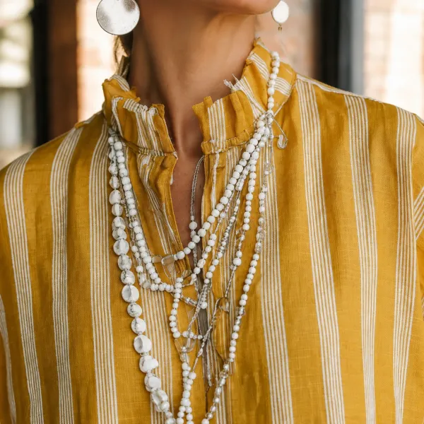 Ruffled Relaxed Blouse