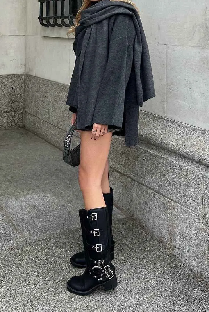 Asymmetrical Structured Oversized Jacket