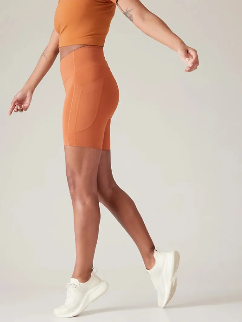 Contoured Biker Shorts For Chic Active Style