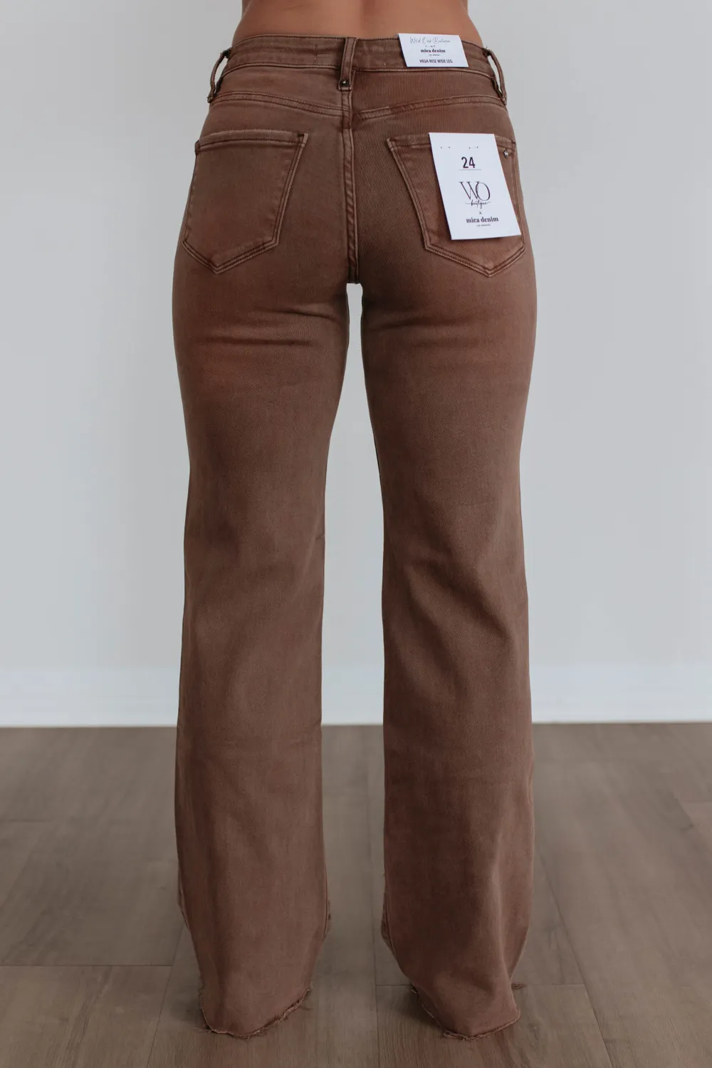 Women's High Rise Wide Leg Tummy Control Jeans