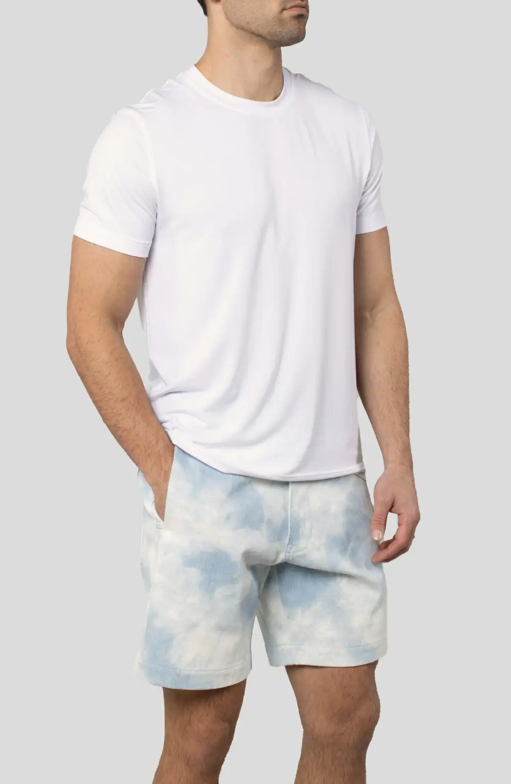 Men's Cotton Twill Shell Button Shorts
