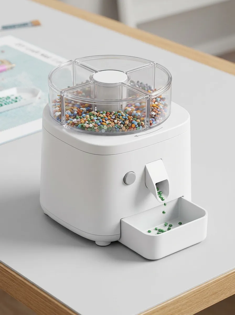 Rotary Storage Diamond Painting Bead Dispenser