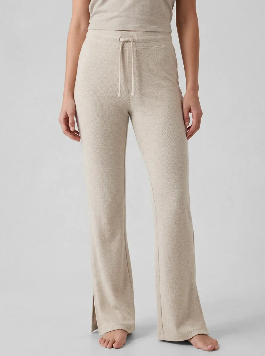 Women's Performance Inspired Ribbed Drawstring Sport Pants