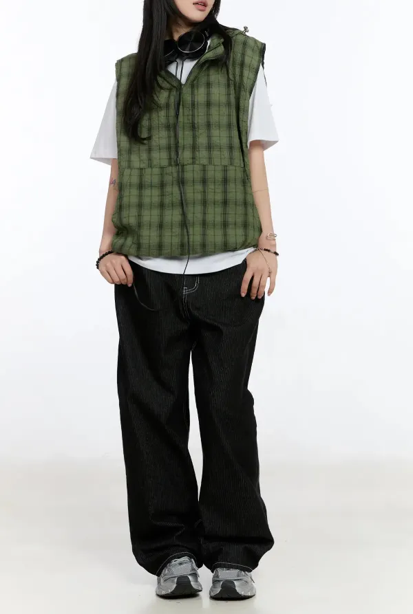 Wide Stripe Jeans