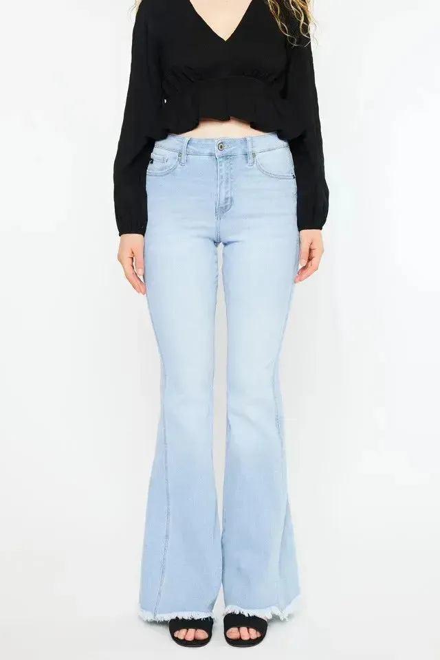 Cotton Stretch Flare Denim Jeans