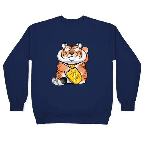 Textured Moon Crewneck Sweatshirt