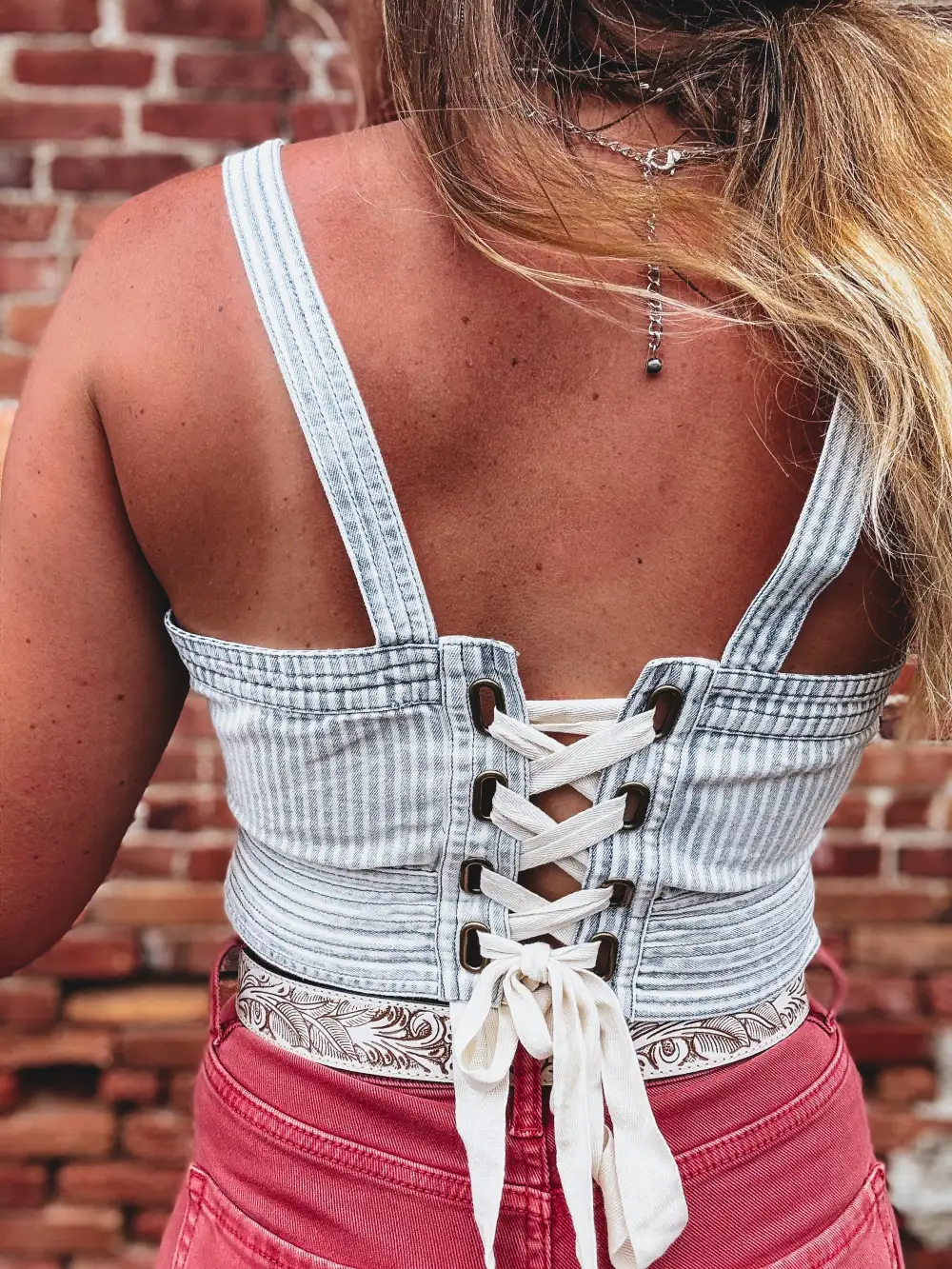 Cropped Rib Cropped Tank Top