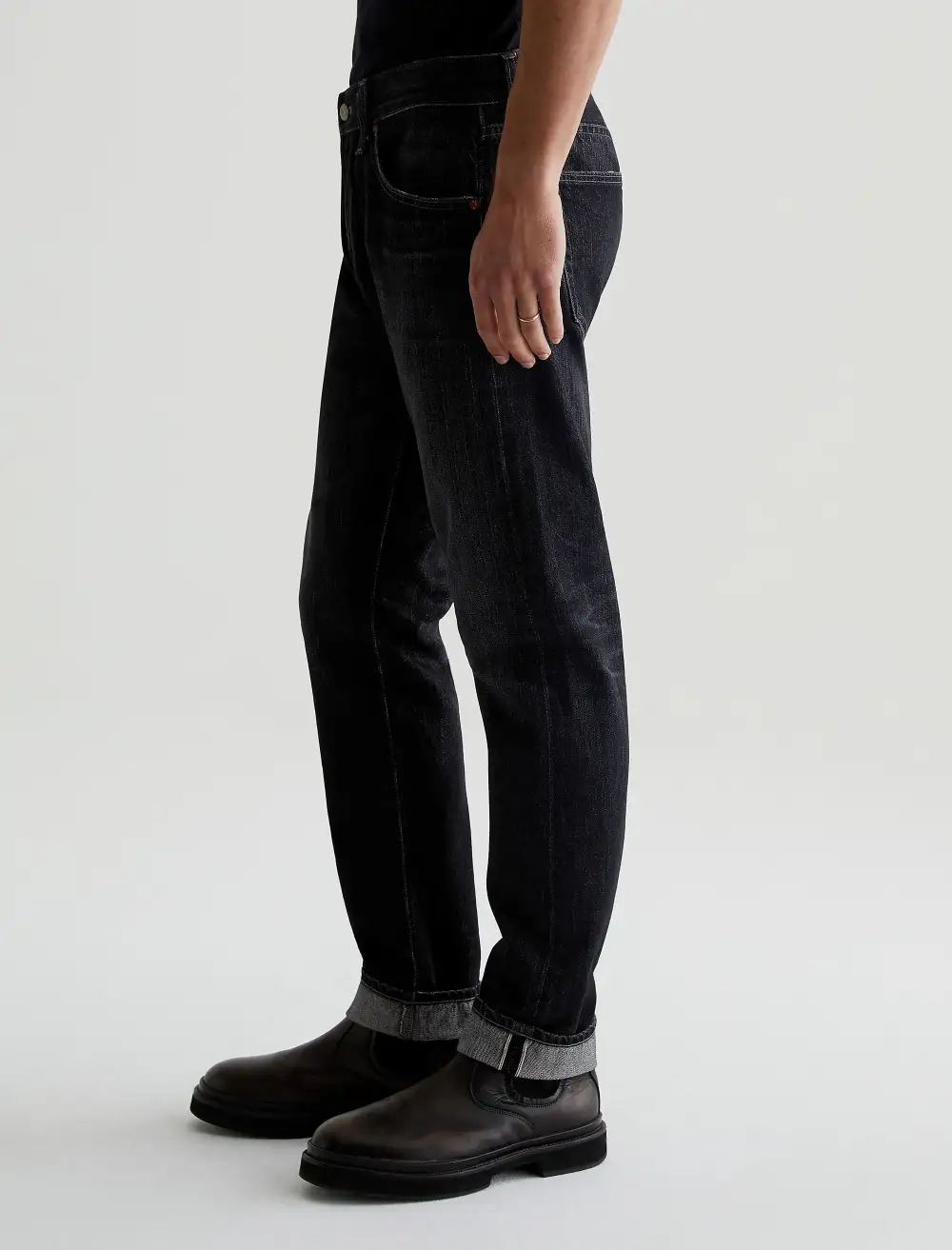 Men's Tailored Slim Mid Rise Rigid Jeans