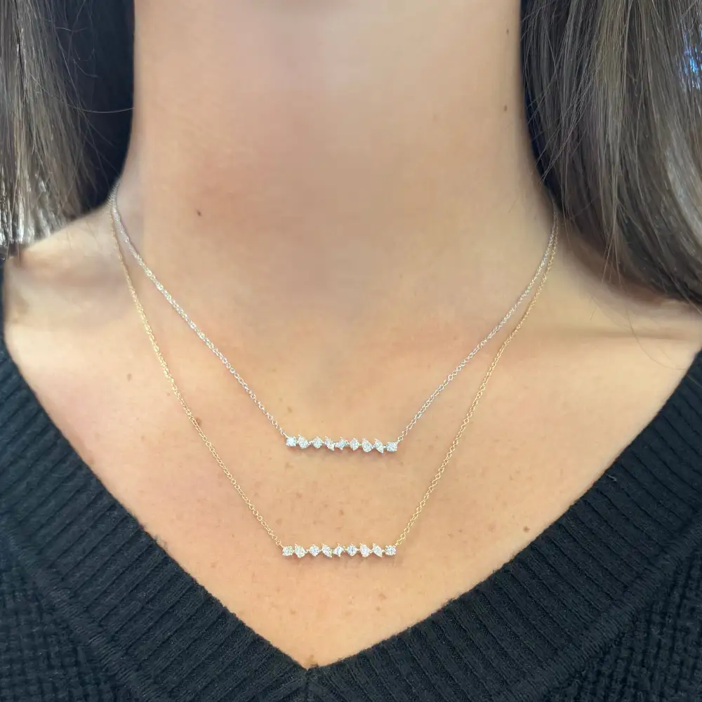 Bar Diamond Necklace