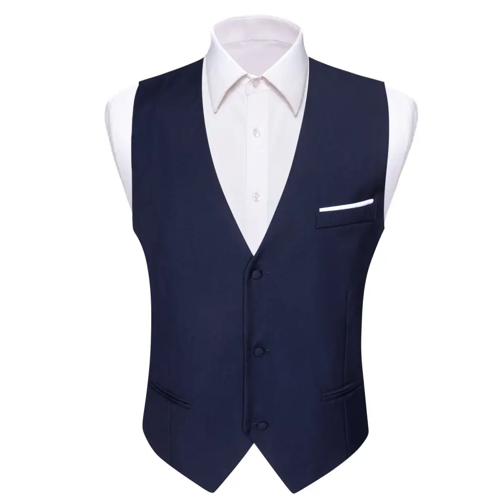 Classic V Neck Casual Formal Dress Vest