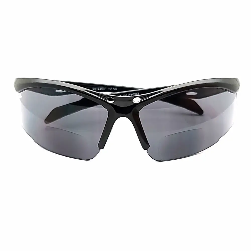 Classic Sport Wrap Bifocal Spring-Hinge Reading Sunglasses