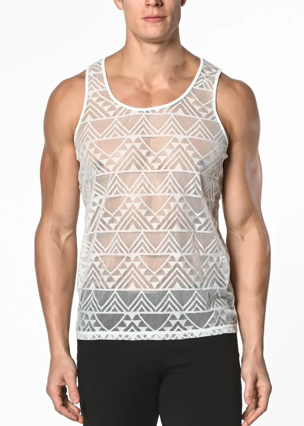 Natural Sleeveless Tank Top