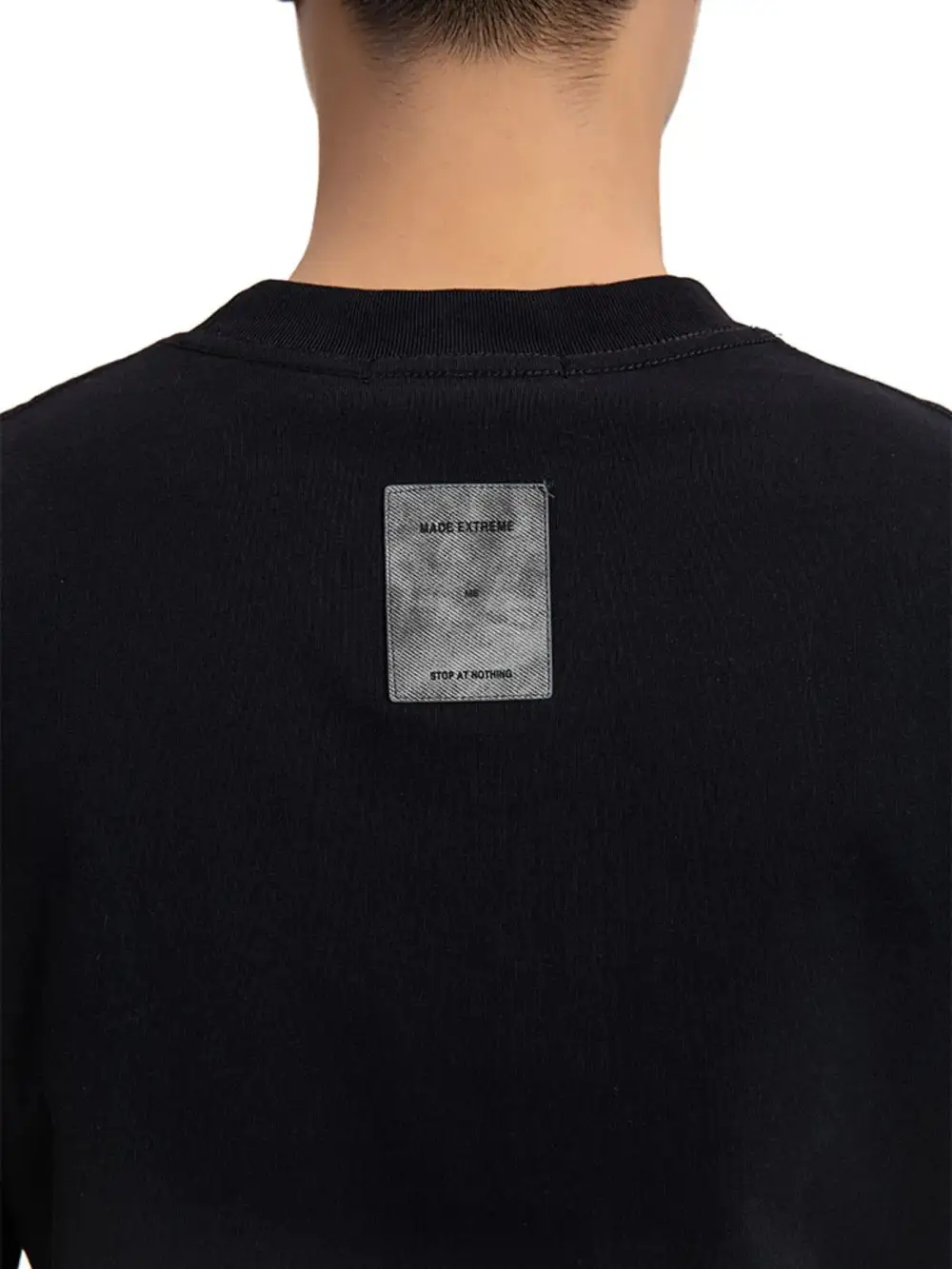 Tic-Tac-Toe Graphic Round-Neck T-Shirt