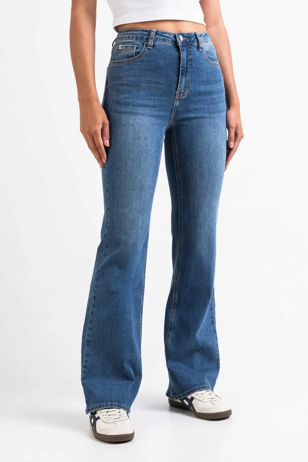 Contemporary High Rise Bootcut Jeans