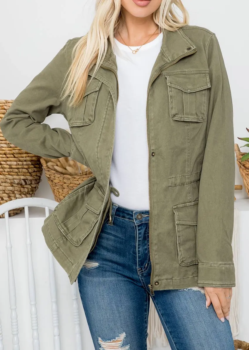 Women’s Heavy Twill Garment Washed Anorak