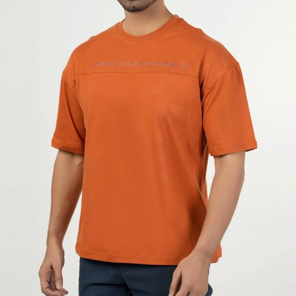 Men's Round Neck Easy Wear T-Shirt