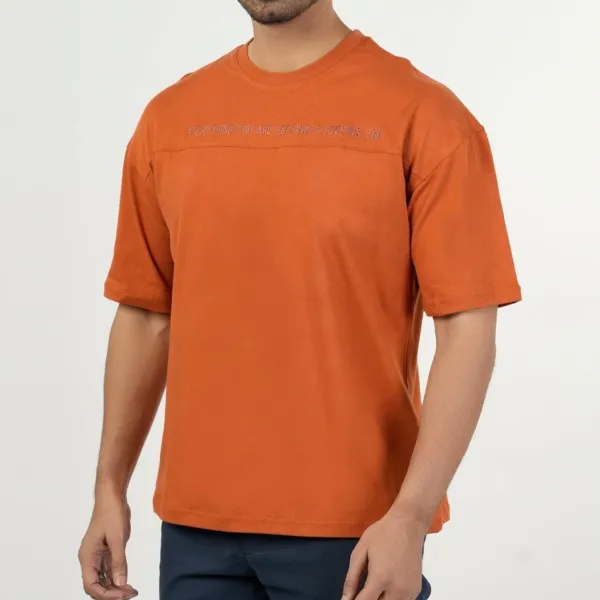 Men's Round Neck Easy Wear T-Shirt