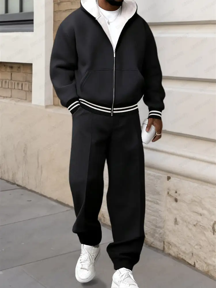 Sporty Street Jacket Set
