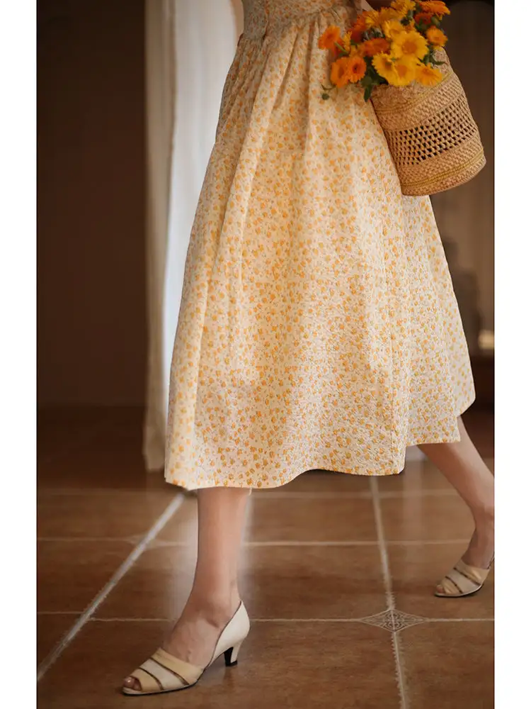 Smart Commuter Everyday Casual Floral Skirt