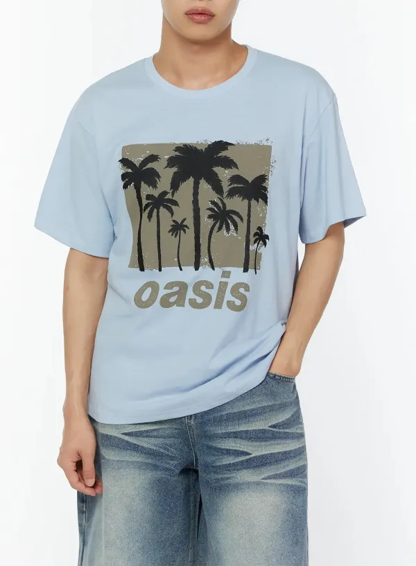 Men's Oasis Palm Graphic Tee