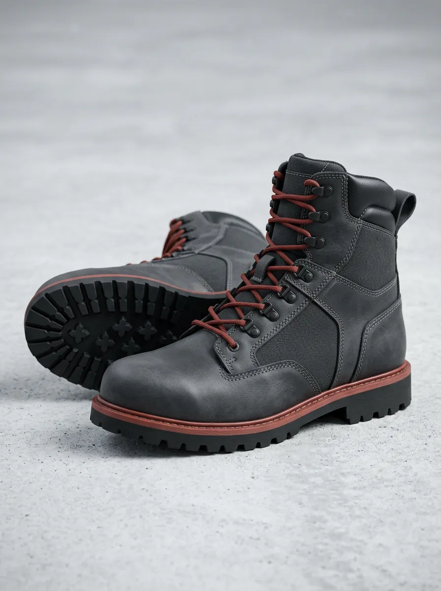 Men's Tactical Lace-Up Work Boots