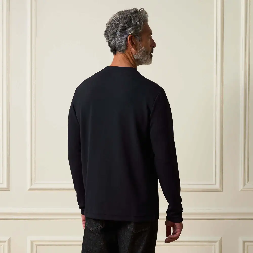 Men's Modern Regular Fit Relaxed Textured T-Shirt